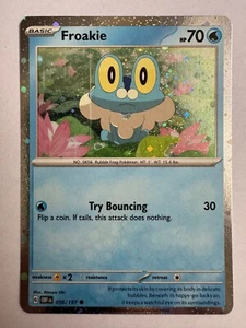 Froakie 056/197 Pokemon Obsidian Flames Holo Promo - NM - Picture 1 of 2