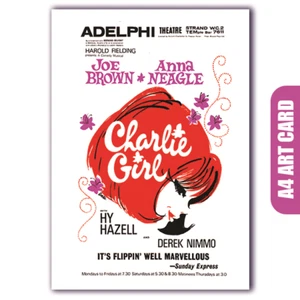 Charlie Girl - Theatre Poster (Reproduction A4) - Foto 1 di 4