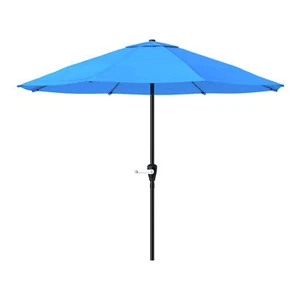 9FT Patio Umbrella Outdoor Sun Shade Easy Crank Umbrella 92 Inch Tall - Picture 1 of 30