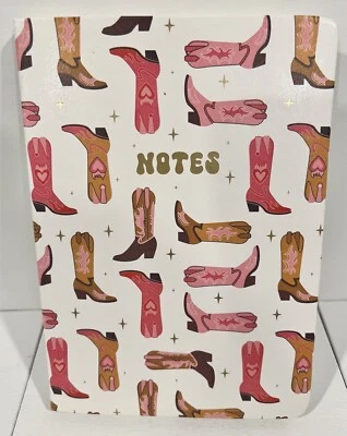 Eccolo Cuaderno Rosa Botas de Vaquero Forradas Diario ¡NUEVO! Foto 1 de 4