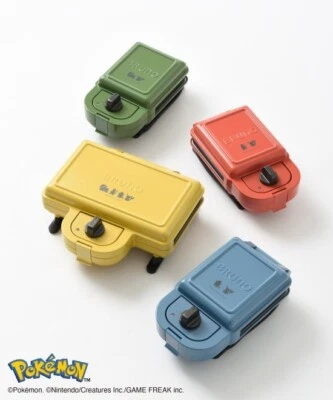 Pokemon x BRUNO Pokemon Hot Sandwich Maker Double 4 Color Mini Cake Plate - image 1 of 4
