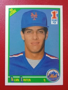 1990 Score - Alan Zinter #671 (RC) New York Mets Rookie Card - Picture 1 of 2