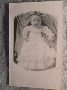 Antique Cute Baby Real Photo Postcard - Picture 1 of 4