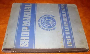 1936 36 Olds OLDSMOBILE repair MANUAL SERVICE BOOK Original L F series - Foto 1 di 10