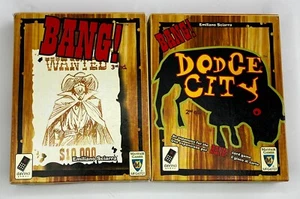 Bang! Wild West Card Game 3rd Edition + Dodge City expansion 2nd Edition - Picture 1 of 6