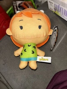 Figura de muñeca de fábrica de juguete de peluche de 8" The Flintstones Pebbles película rara Chibi NUEVO - Imagen 1 de 1