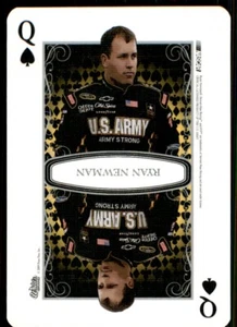 2009 Wheels Main Event Playing Cards Queen Ryan Newman U.S. Army #QS NASCAR - Picture 1 of 2