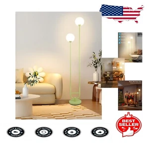 Mid Century Modern 63-Inch Floor Lamp with 2 Warm White G9 Bulbs Included - Picture 1 of 9