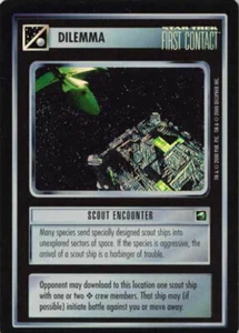 Star Trek CCG 1E Reflections SCOUT ENCOUNTER NM/MINT - Picture 1 of 1