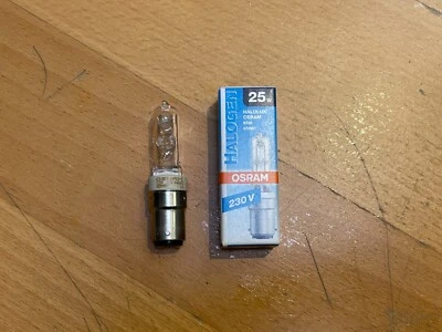 NEUE OSRAM HALOLUX CERAM B15d / SBC 25W 64466 KL KLAR CLEAR 25 WATT DIMMBAR !! - Bild 1 von 4