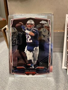 2014 Topps Chrome #62A Tom Brady patriots!