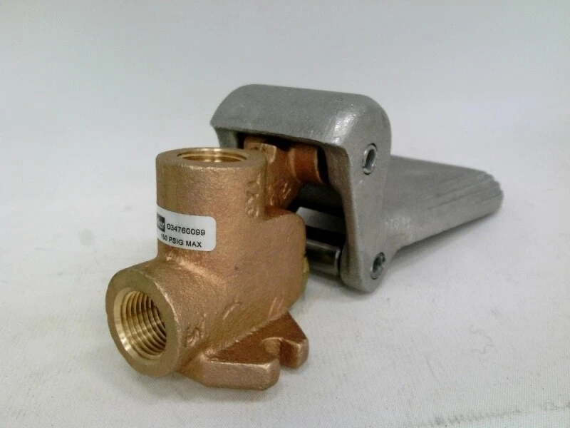 3/4 Two Way Valve w/ Heavy Duty Lever Handle Schrader Bellow 034760099 3476-0099 - Image 1 of 1