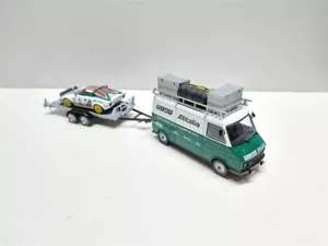 Kit 1/43 Fiat 242 + Lancia Stratos HF Alitalia #1 Munari Rally Monte-Carlo 1977 - Foto 1 di 7