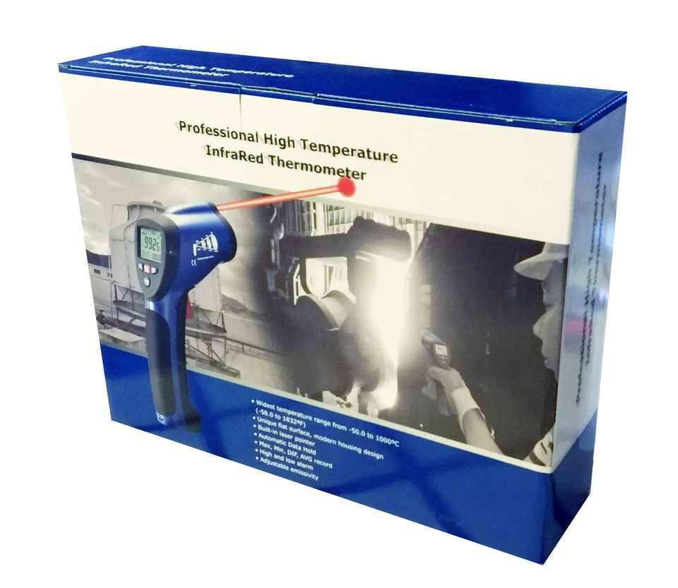 CEM Industrial 50:1 IR Laser Thermometer Infrared Gun DT-8839 Temperature Meter NEW