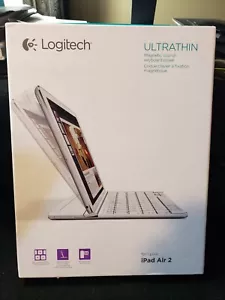 Logitech ULTRATHIN Magnetic Clip-on Keyboard Cover for iPad Air 2 White - Picture 1 of 4