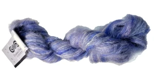 CURIOUS CREEK FIBERS Lovely Mohair/Nylon Gorgeous Blues "Three Winks" Yummy! - Picture 1 of 3