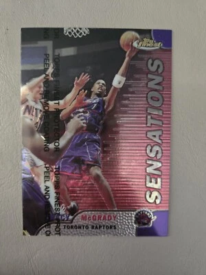 Tracy McGrady 1999-2000 Topps Finest Sensations w/ coating #133 Raptors - Image 1 of 2