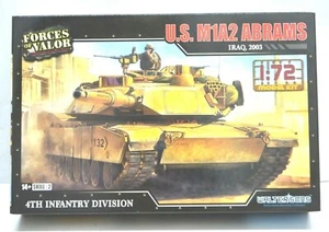 1:72 Force of Valor U.S. M1A2 Abrams IRAQ 2003 Waltersons Model Kit #873005A - Picture 1 of 4