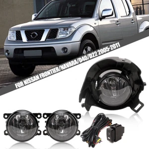 Front Bumper Fog Lamp Upgrade Kit FOR Nissan FRONTIER NAVARA D40 D22 2005-2011 - Picture 1 of 15