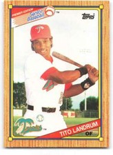 1989 Topps Senior League #94 Tito Landrum NM-MT