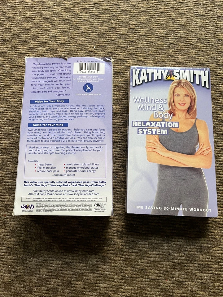 Kathy Smith Wellness Mind & Body Relaxation System VHS 0-7389-2158-0 - Image 1 of 3