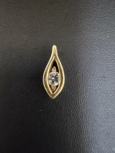 Diamond Necklace .20 CT. 14K Tri-color Gold 1.19dwt (PKM020523) - Picture 1 of 7