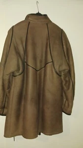 Wunderbare Winterjacke, antikbraun, gewachsenes Lammfell, Lammnappaleder, Gr.38/ - Bild 1 von 6