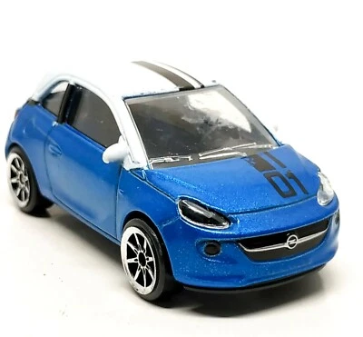 Majorette OPEL Adam Blue / White Roof - Black Stripes 1:55 (3") Defects 006 - Image 1 of 4
