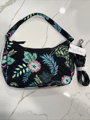 Frannie Crescent 斜挎包和 RFID 豪华拉链 ID 保护壳 岛内花园 — 第 1/2 张图片