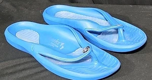 Tony Little CHEEKS Medaillon Gesundheit Sandalen, einteilige Fußtechnologie; blau 8 - Bild 1 von 8