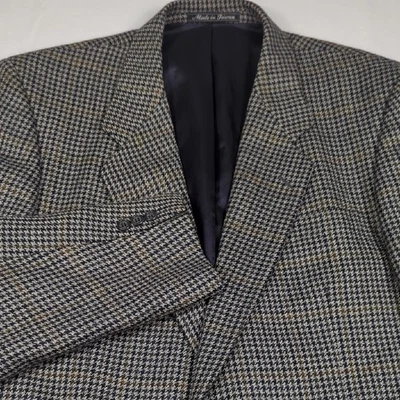 Blazer vintage Pierre Balmain 100 % lana pata de gallo para hombre 44L Foto 1 de 4