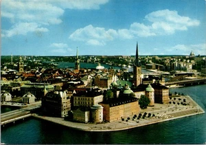 Stockholm Riddarholmen Luftbild Postkarte - Bild 1 von 2