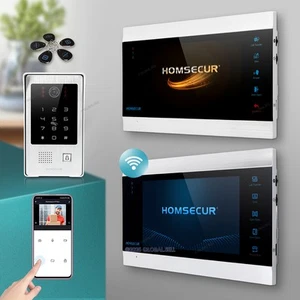 HOMSECUR 7" Wired WIFI Video Door Entry Phone Call System Card Access for House - Picture 1 of 11
