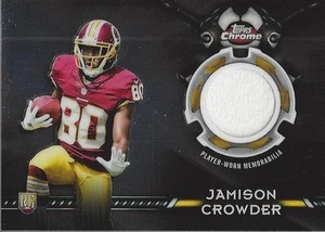 2015 Topps Chrome Rookie Retail Relics #TCRRJC Jamison Crowder Jersey - FB - Picture 1 of 2