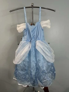 Disney Store Vestido Cenicienta Juego de Simulación Disfraz Niñas Talla 5/6 * - Imagen 1 de 4