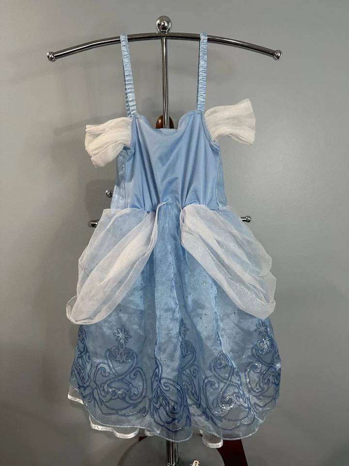 Disney Store Cinderella Dress Pretend Play Dress Up Costume Girls Size 5/6 * - Image 1 of 4