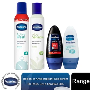 Vaseline Roll on & Anti-Perspirant for Fresh, Dry & Sensitive Skin, Pack 3 or 6 - Picture 1 of 78