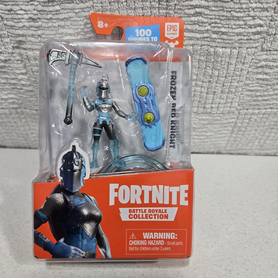 Fortnite Battle Royale 系列 2 英寸人偶 M04 冰雪奇缘红色骑士全新! — 第 1/4 张图片