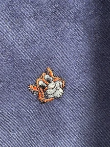 Auburn Tigers Fabric 24”x 56"W Corduroy Embroidered Quilt Craft Pillow 1/2 Yd - Picture 1 of 6