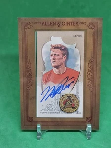 WILL LEVIS 2023 TOPPS ALLEN & GINTER MINI ROOKIE RC AUTO MA-WL - Foto 1 di 2