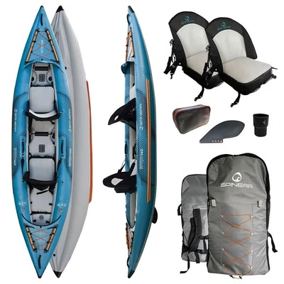 Spinera Kayak Tenaya 140 2 Personen aufblasbares Premium Kajak Kanu Boot - Bild 1 von 4