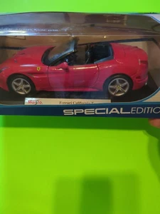 MAISTO 1:18 SCALE FERRARI CALIFORNIA T DIECAST RED New In Box NIB Quick Ship - Picture 1 of 7