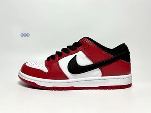 Nike SB Dunk Low Pro Chicago J Pack Black Red Bred White UK Size 5.5 EUR 38.5 - Picture 1 of 18