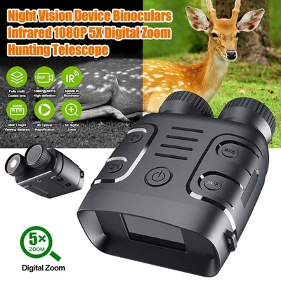 Binoculars Night Vision Device R18 850nm Infrared 1080P FHD 5X Digital Telescope - Image 1 of 4