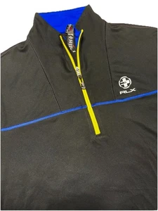 Cortavientos de golf RLX Ralph Lauren XXL para hombre 1/2 cremallera rendimiento manga corta - Imagen 1 de 6