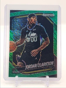 JORDAN CLARKSON 2024-25 PANINI PRIZM BLACK GREEN SHIMMER JAZZ /7 Q4263 - Picture 1 of 2