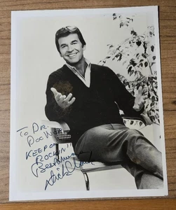 DICK CLARK  AMERICAN BANDSTAND DJ Signed Autographed 8x10 Photo SIGNED IN PERSON - Picture 1 of 3