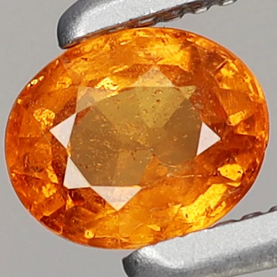 0.39ct t.w 4.6x3.7mm Oval Natural Orangish Red Spessartite Garnet Namibia, Afric - Image 1 of 4