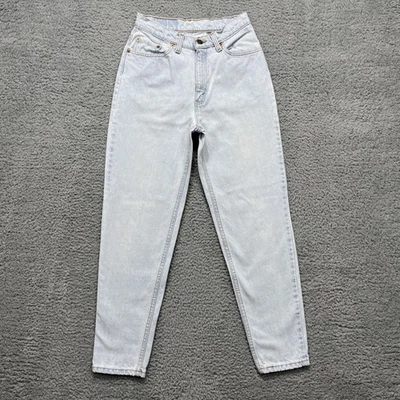 Vintage Levi's 512 Jeans Womens 9 Short Light Wash Slim Fit Tapered Leg USA 90s - Image 1 of 4