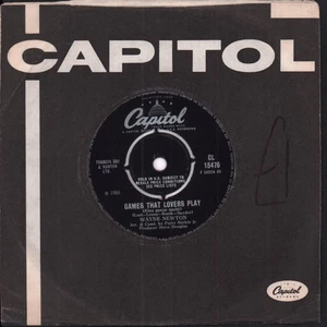 Wayne Newton Games That Lovers Play 7" vinyl UK Capitol 1966 4 prong label - Picture 1 of 2